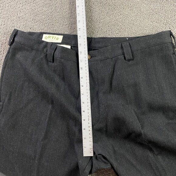 NWT Orvis Washable Wool Twill Pants Men's Size 40 Cotton Charcoal - Picture 9 of 12